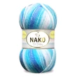 Kép 2/2 - Elit Baby Mini Batik Fehér-türkizkék-kék