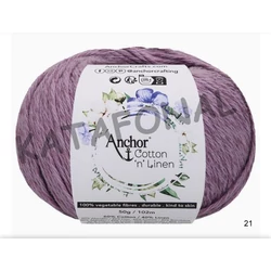 Cotton & linen 21 mályva