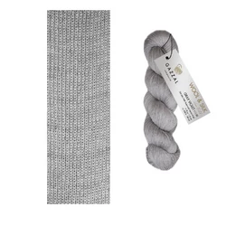 Gazzal Wool & Silk Gray Violet 11130