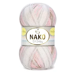 Elit Baby Mini Batik Fehér-rózsaszín-bézs