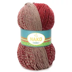 NAKO Ombre Piros-szürke 385
