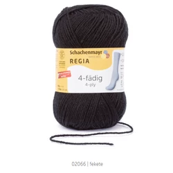 Regia 4 ply 50 g!!! Fekete