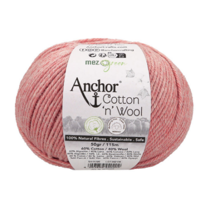 Cotton & Wool Pink Topáz 895