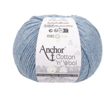 Cotton & Wool Kék Opál 920