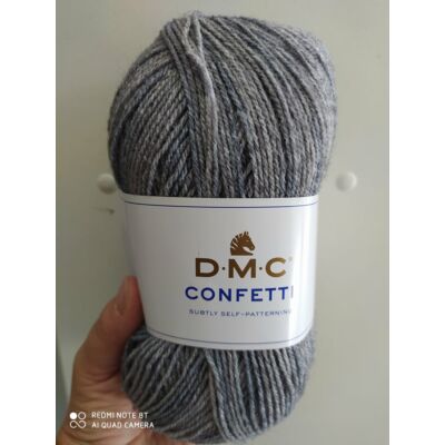 DMC Confetti Szürke- kék 557