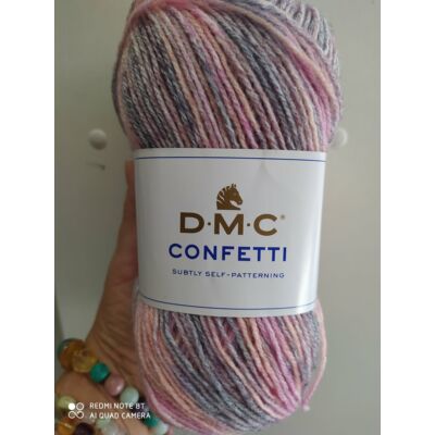 DMC Confetti Szürke-rózsaszín 552