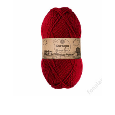 Melange Wool 2117 Piros