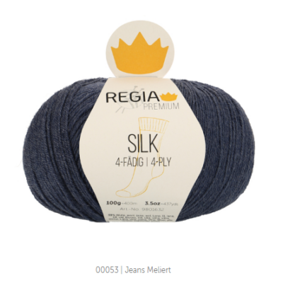 Regia Silk 53 farmer kék