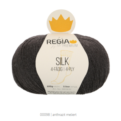 Regia Silk 98 antracit szürke