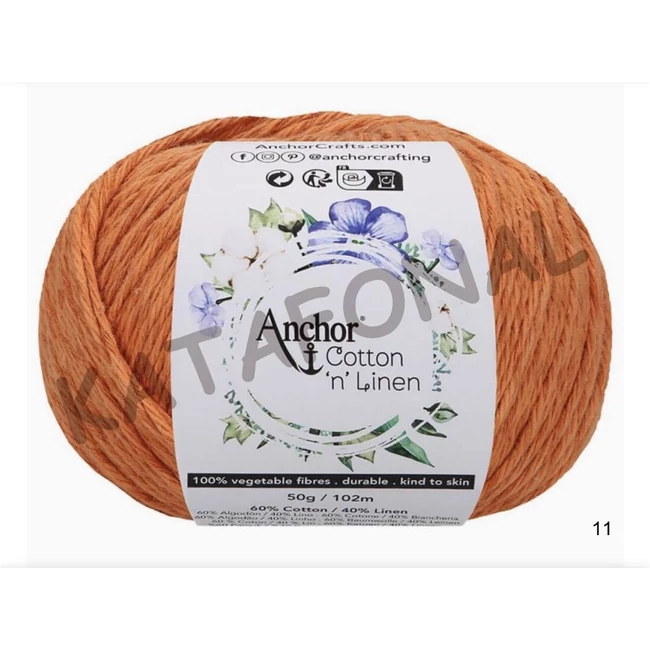 Cotton & linen 11 ginger