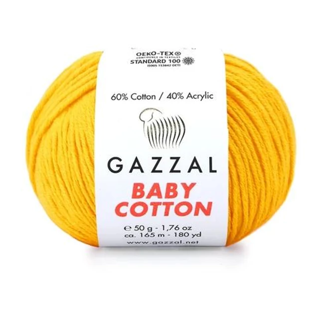 Baby Cotton 3417 Napsárga