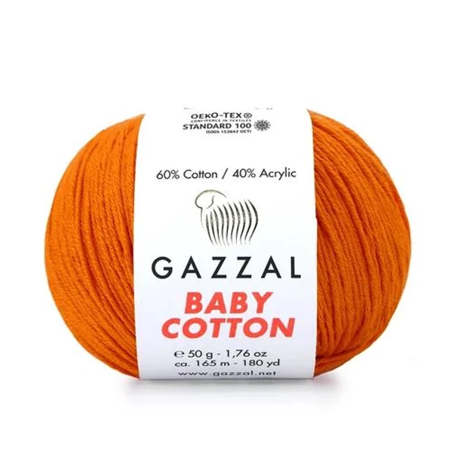 Baby Cotton 3419 Narancs