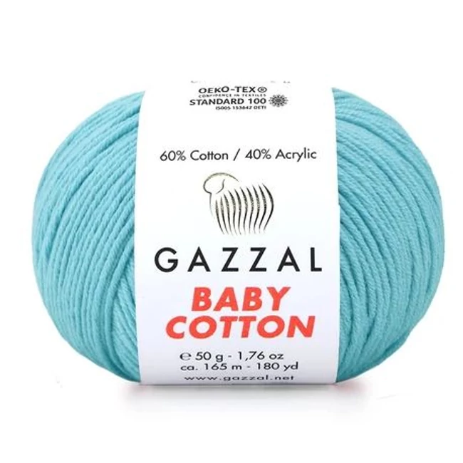 Baby Cotton 3451 Türkizkék