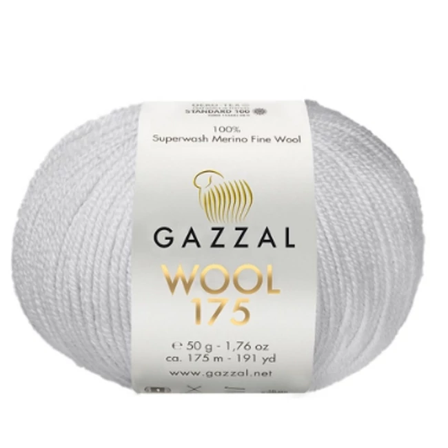 Wool 175 301 Ezüstszürke