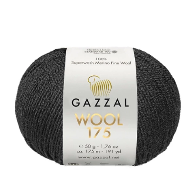Wool 175 304 Fekete