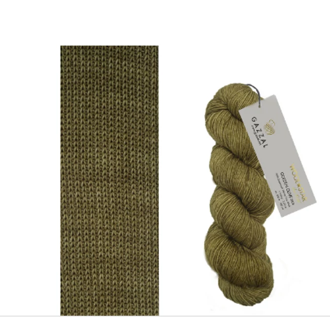 Gazzal Wool Star Golen Olive 3808