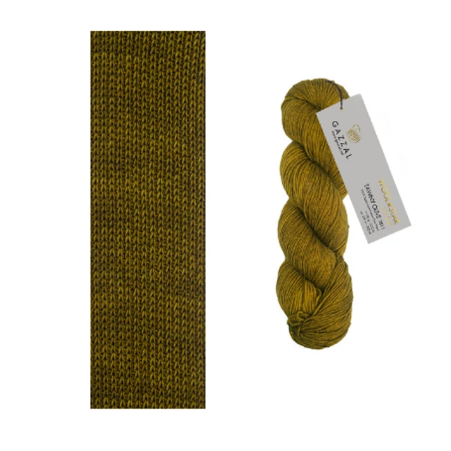 Gazzal Wool Star Tawny Olive 3811