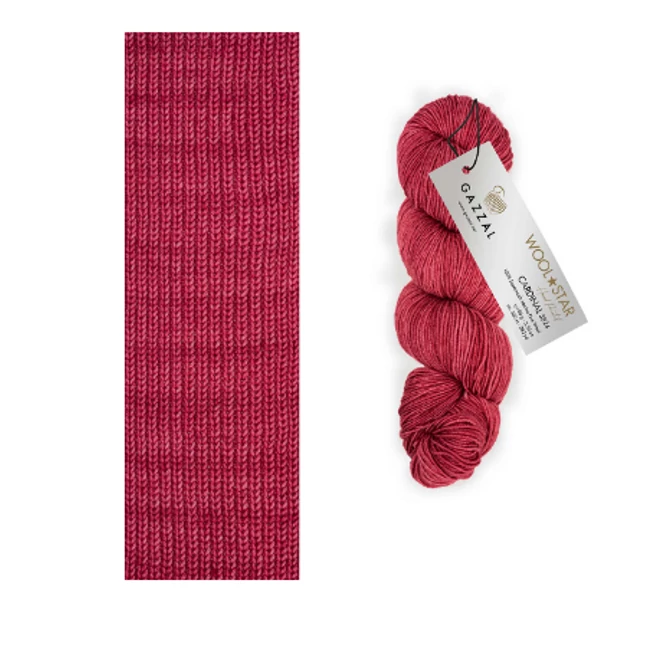 Gazzal Wool Star Cardinal 3824