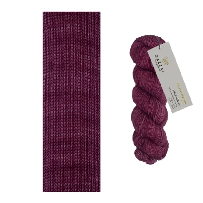 Gazzal Wool Star Magenta 3826