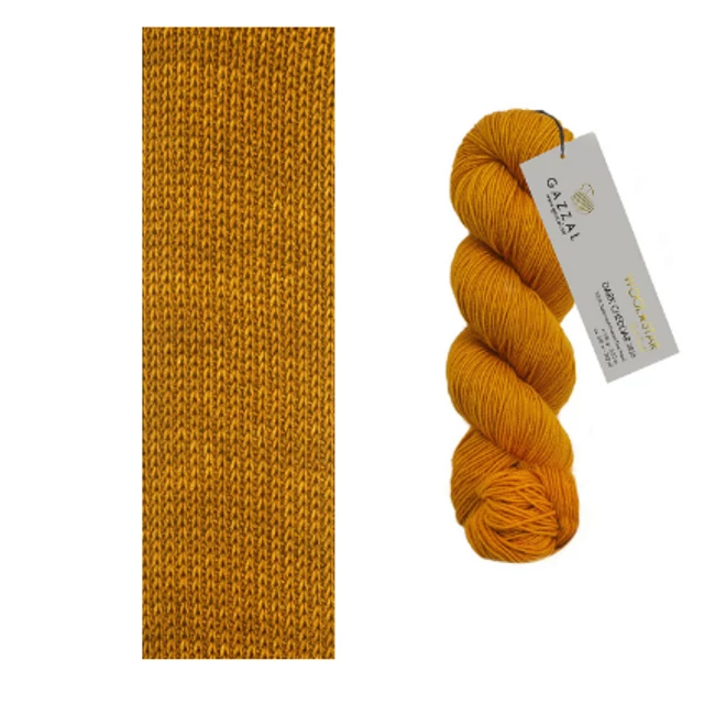 Gazzal Wool Star Dark Cheddar 3830