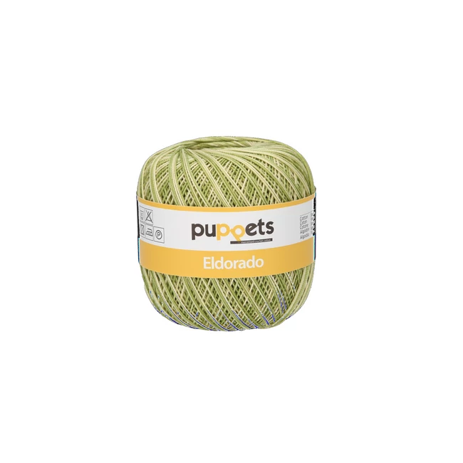Puppets Eldorado 54/0082 Color zöld 50g