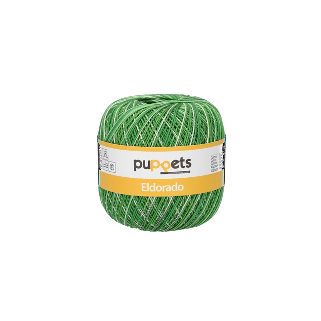 Puppets Eldorado 55/0124 Color Pasztel zöld 50g