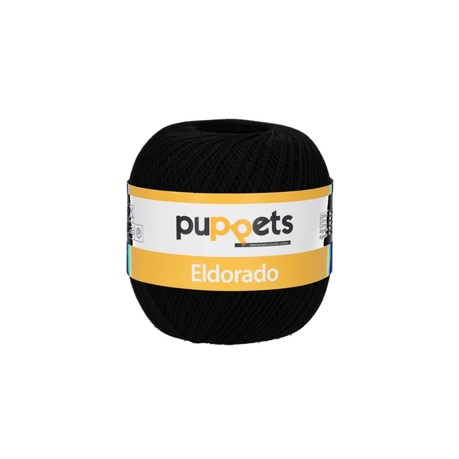 Puppets Eldorado 16/4251 Fekete 50g