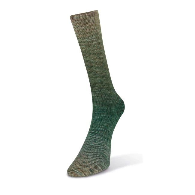 Watercolor Sock Barna-zöld 200