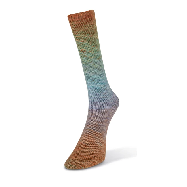 Watercolor Sock Barna-kék 201