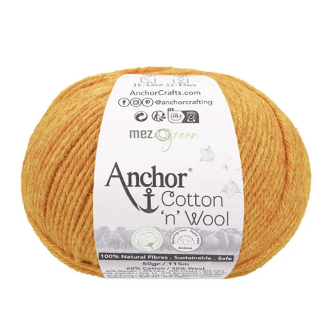 Cotton & Wool Borostyán 249
