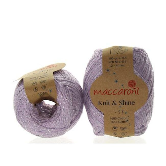 Knit & Shine 13 Lila- gyöngyház