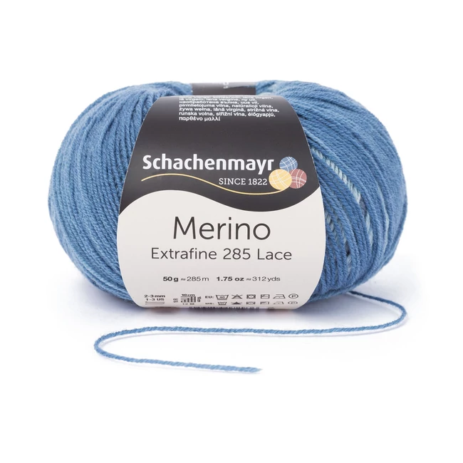 Merino Extrafine 285 Lace 00583 Denim Allure