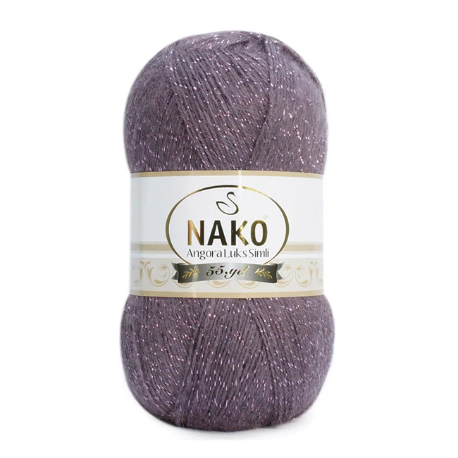 Angora Luks Simli Lila
