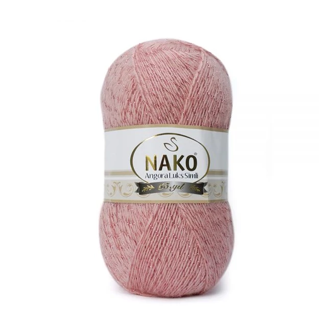 Angora Luks Simli Arany rózsaszín