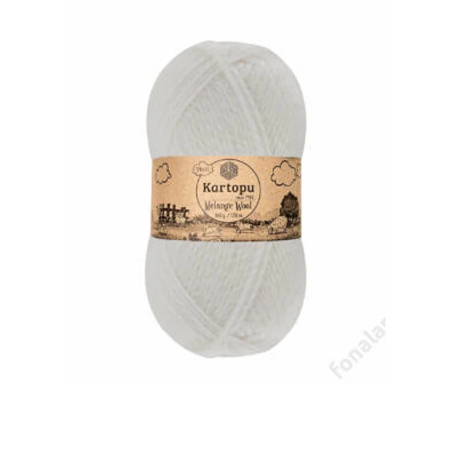 Melange Wool 010 Fehér