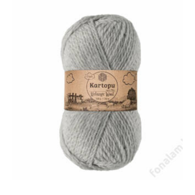 Melange Wool 1000 Ezüst