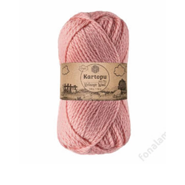Melange Wool 2116 Rózsaszín