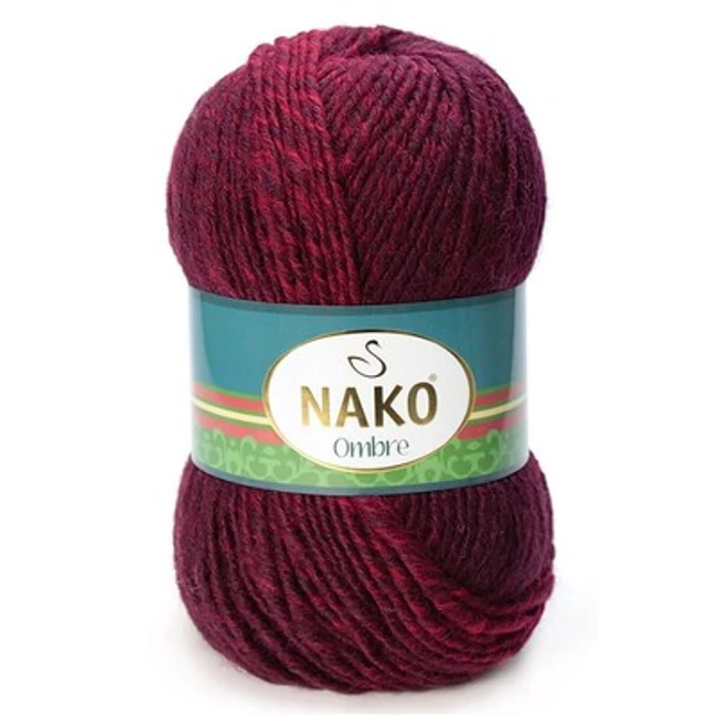 NAKO Ombre Piros-bordó 312