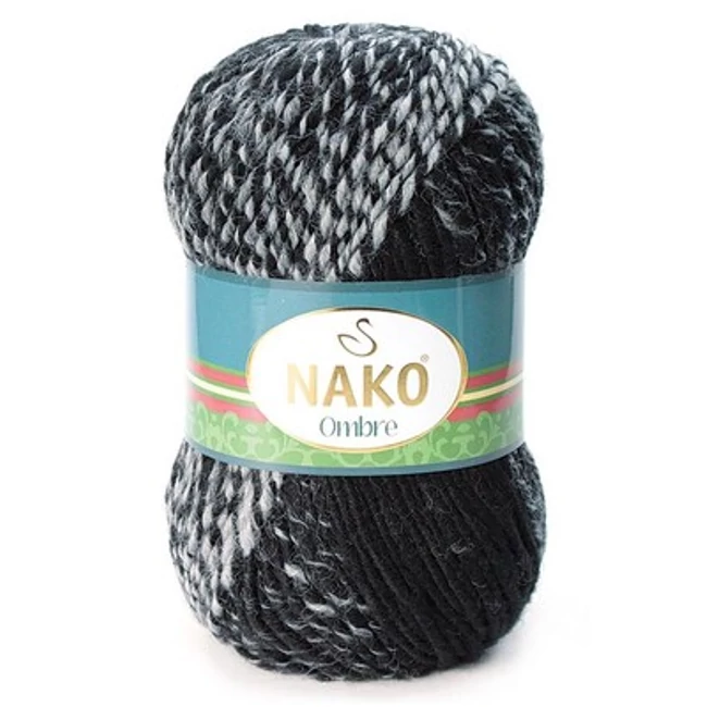 NAKO Ombre Szürke- Fekete 314
