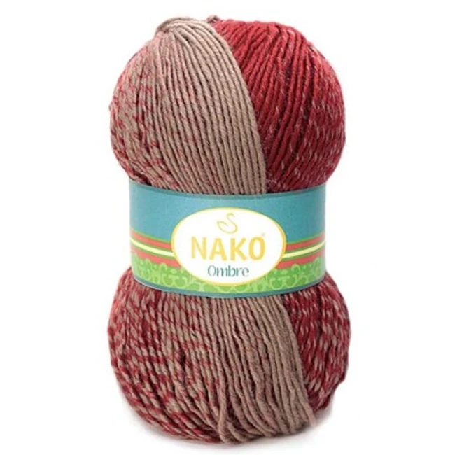 NAKO Ombre Piros-szürke 385