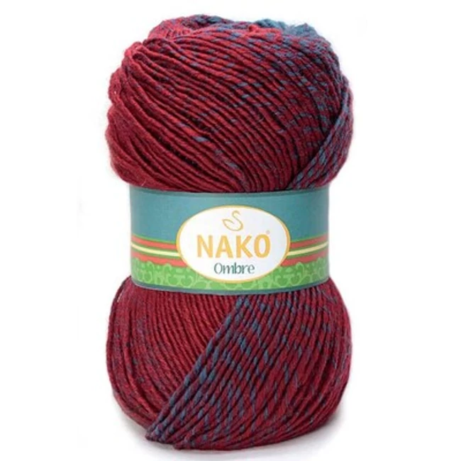 NAKO Ombre Piros-kék 386