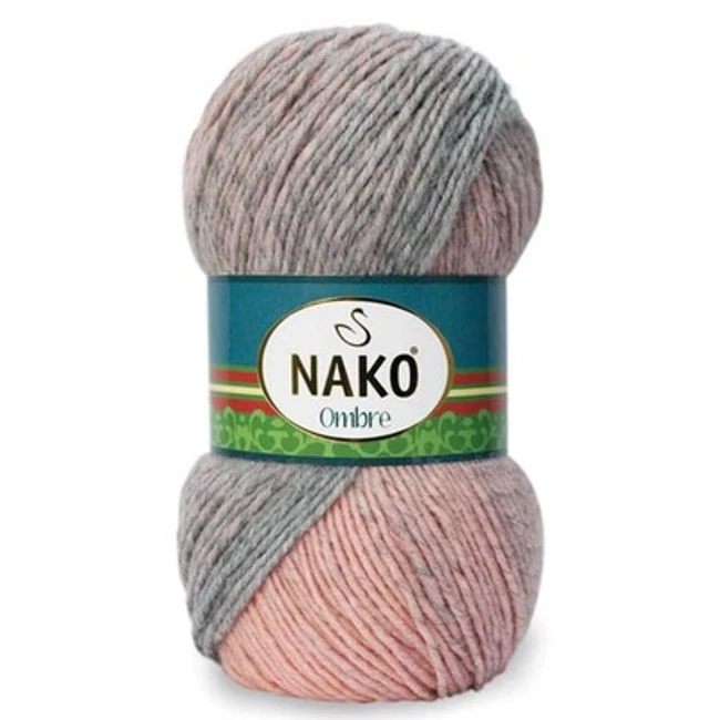 NAKO Ombre Rózsaszín-szürke 454