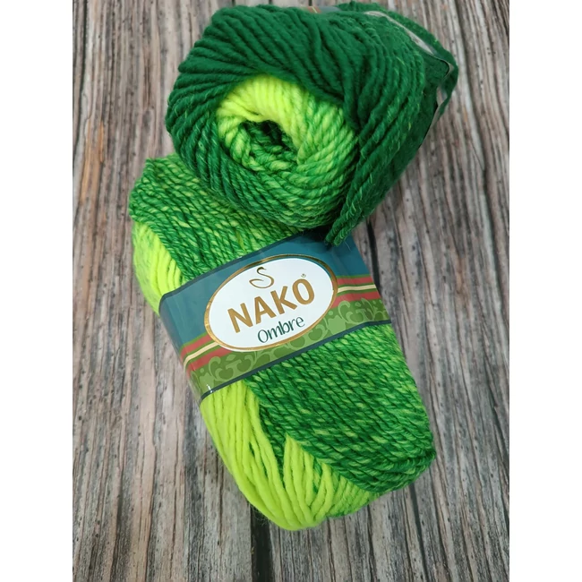NAKO Ombre Neonzöld  805
