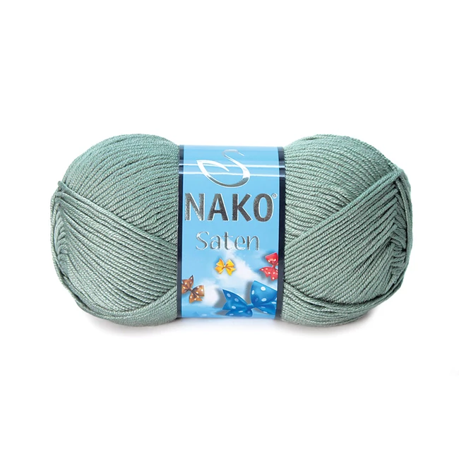 Nako Saten Mohazöld 10937