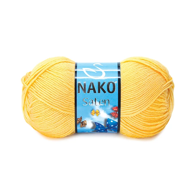 Nako Saten Szalmasárga 215