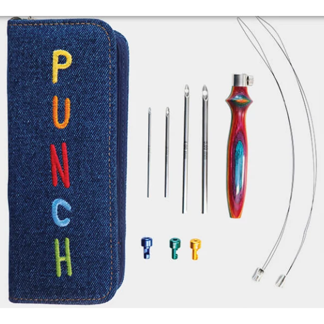 Punch Needle tű készlet színes 