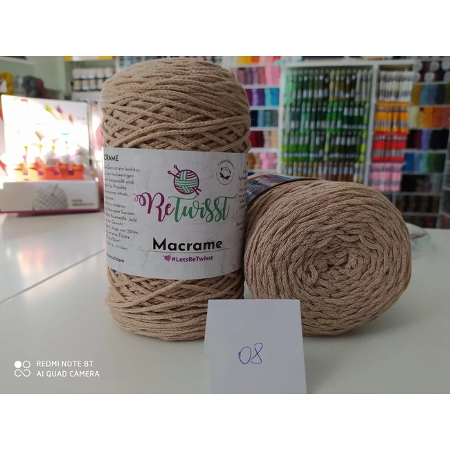 ReTwisst Chainy Cotton/Makrame Bézs 08