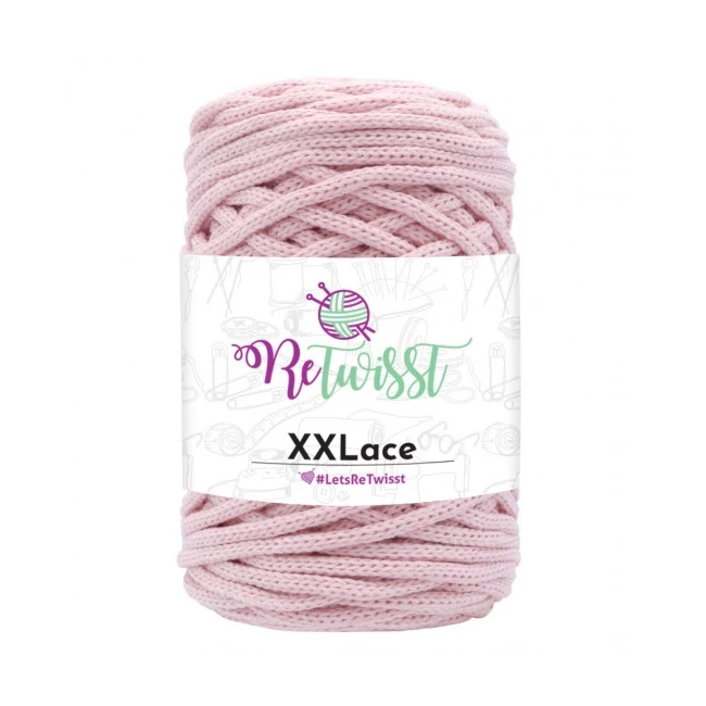 ReTwisst XXL Lace   halvány rózsaszín 23