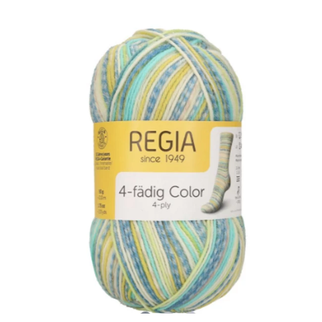 Regia 4 ply 3795 Türkiz lime 