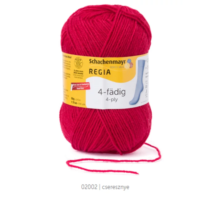 Regia 4 ply 2002 cseresznye